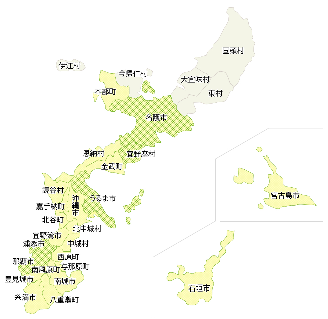 情報通信産業振興地域・特別地区の区域